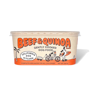 California Dog Kitchen Beef & Quinoa Recipe Gently Cooked Dog Food