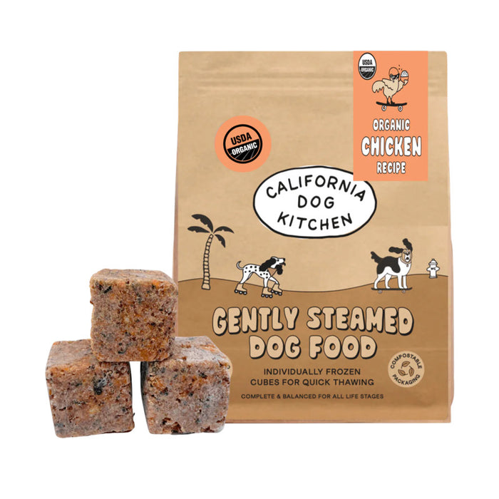 California Dog Kitchen Organic Chicken Recipe Gently Cooked Dog Food