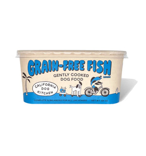 California Dog Kitchen Grain Free Fish Recipe Gently Cooked Dog Food