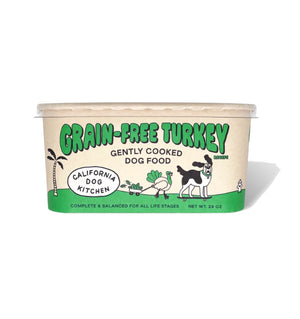 California Dog Kitchen Grain Free Turkey Recipe Gently Cooked Dog Food