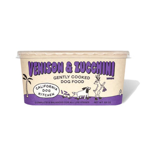 California Dog Kitchen Venison & Zucchini Recipe Gently Cooked Dog Food