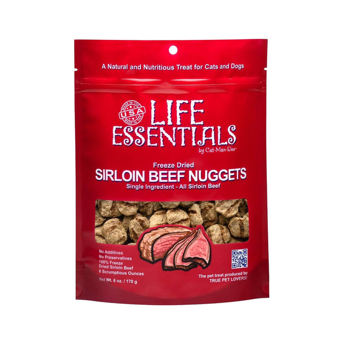 Cat-Man-Doo Life Essentials Freeze Dried Sirloin Beef