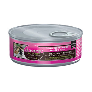 Dave's Saucy Pate Chicken Recipe Canned Cat Food