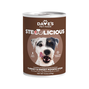 Dave's Stewlicious Turkey & Sweet Potato Stew Grain-Free Can