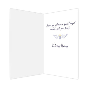 DogSpeak Sympathy Cat Card - Angels Have Wings