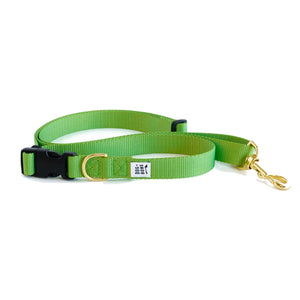Dog+Bone Adjustable Leash 3-6ft, Hand Held/ Hands Free, Greenery (Lime Green)