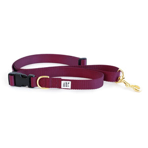 Dog+Bone Adjustable Leash 3-6ft, Hand Held/ Hands Free, Purple