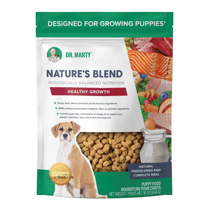 Dr. Marty Nature's Blend Healthy Growth Freeze Dried Raw Puppy Food