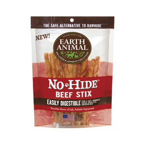 Earth Animal No-Hide Stix Beef Recipe Chews (10pk)