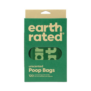 Earth Rated Easy-Tie Handle Poop Bags Unscented 120 count