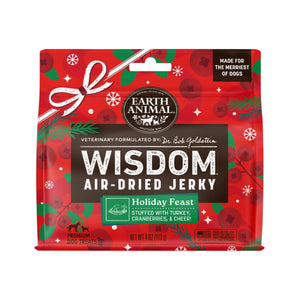Earth Animal Wisdom Air-Dried Holiday Feast Jerky 4oz