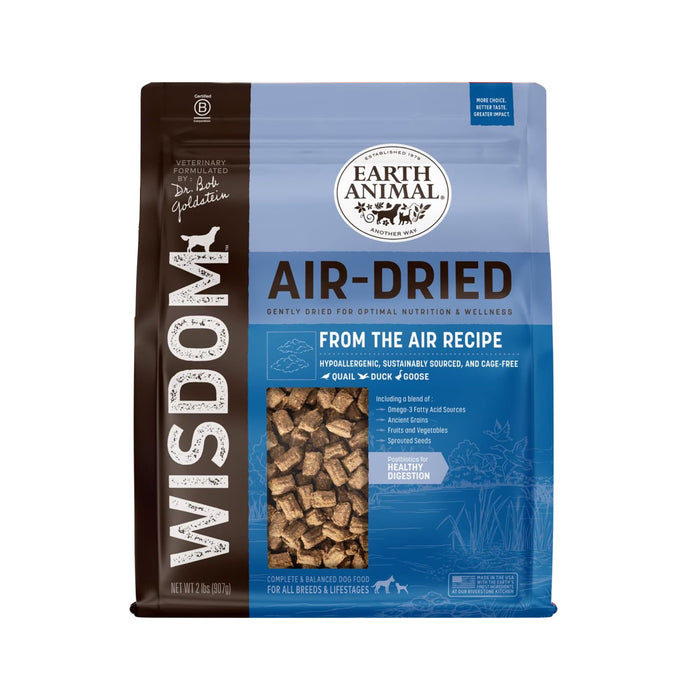Earth Animal Wisdom Air-Dried From the Air Quail, Duck & Goose 2lb