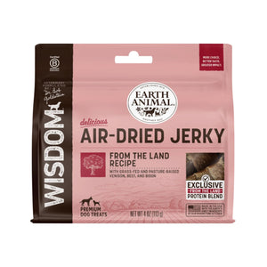 Earth Animal Wisdom From The Land Recipe Air-Dried Jerky 4oz