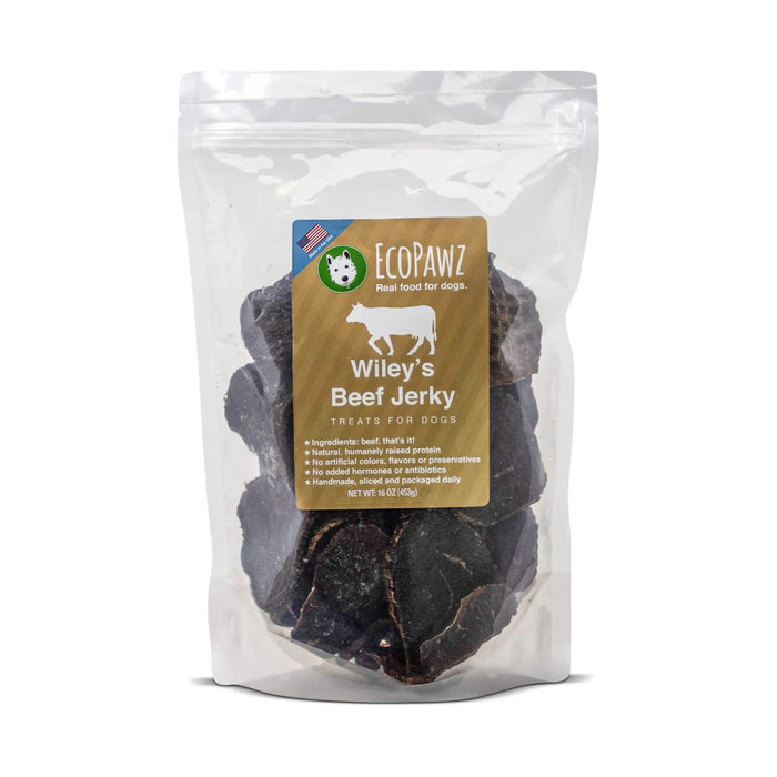 EcoPawz Wiley's Beef Jerky 8oz