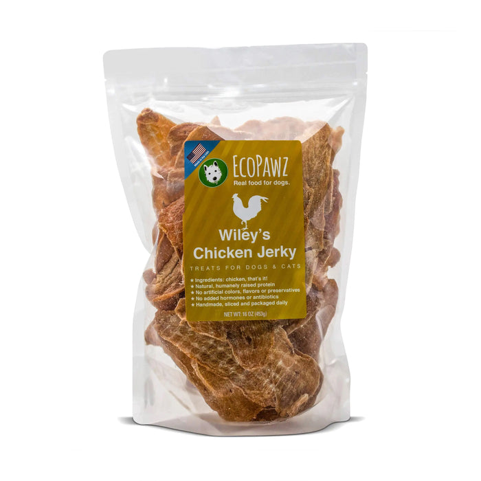 EcoPawz Wiley's Chicken Jerky 8oz