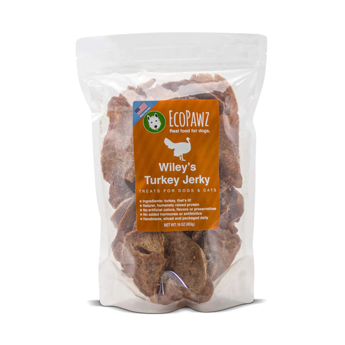 EcoPawz Wiley's Turkey Jerky 8oz