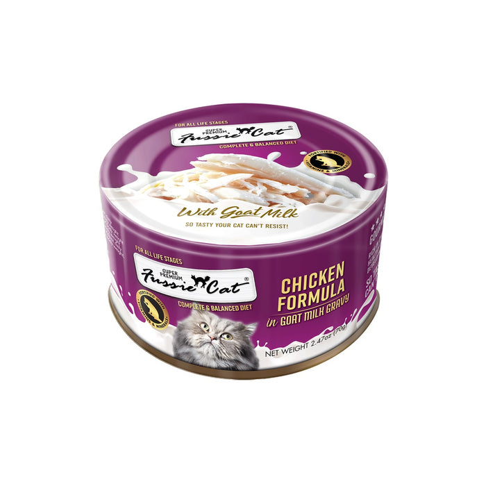 Fussie Cat Chicken Formula in Goat Milk Gravy