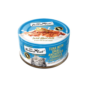Fussie Cat Tuna with Small Anchovies Formula in Goat Milk Gravy