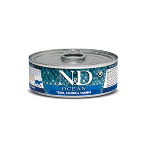 Farmina N&D Ocean Trout, Salmon & Shrimp Stew Can 2.5oz