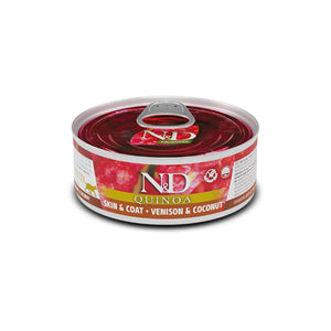Farmina N&D Skin & Coat Venison Quinoa Cat Food 2.8oz