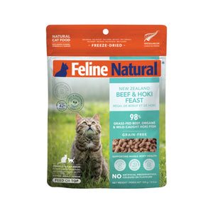 Feline Natural Freeze-Dried Beef & Hoki Feast Cat Food