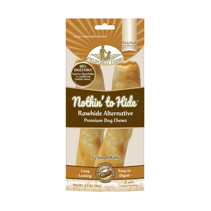 Fieldcrest Farms Nothin' To Hide Chews Peanut Butter (2pk)