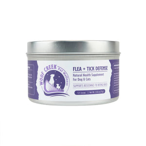 Woof Creek Flea + Tick Defense Support Natural Health Supplement 2.65oz