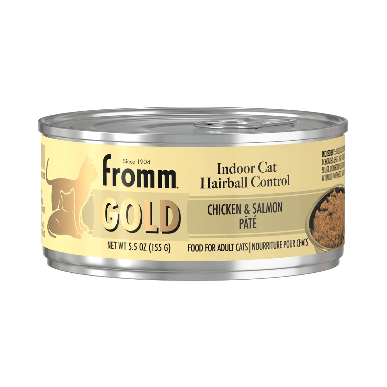Fromm Gold Indoor Cat Chicken Salmon Pate Cat Food – Furly's Pet