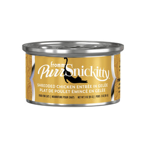 Fromm PurrSnickitty Shredded Chicken Entree in Gelee Can 3oz