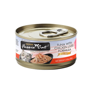Fussie Cat Premium Tuna & Chicken Liver Canned Food