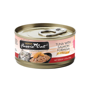 Fussie Cat Premium Tuna & Salmon Canned Food