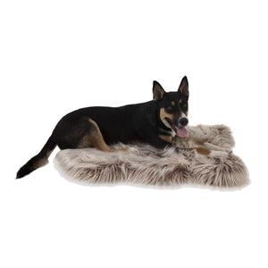 GlamPet Orthopedic Faux Fur Rug Mat