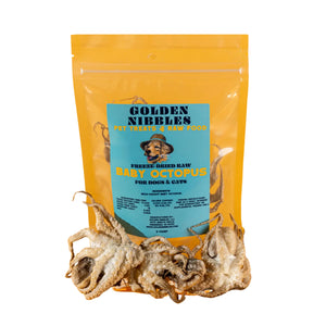 Golden Nibbles Freeze Dried Baby Octopus (8 count)