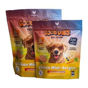 Good Vibes Gently Cooked Chicken Mini Burgers