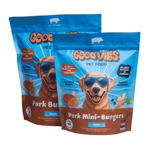 Good Vibes Raw Pork Mini Burgers 2lb