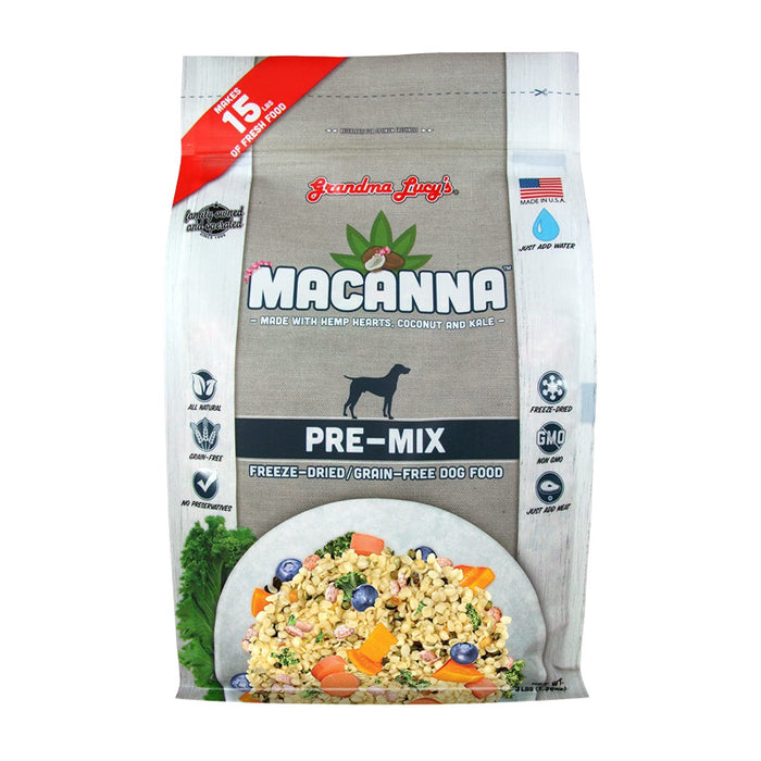 Grandma Lucy's Macanna Pre-Mix Freeze-Dried Dog Food