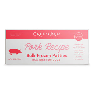 Green Juju Raw Diet Pork Slider & Patties