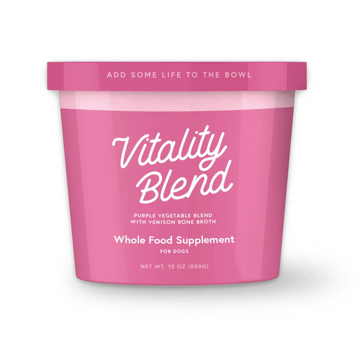 Green Juju Vitality Blend Purple Vegetable Blend with Venison Bone Broth