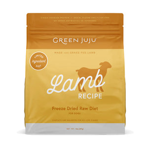 Green Juju Lamb Recipe Freeze Dried Dog Food 14oz