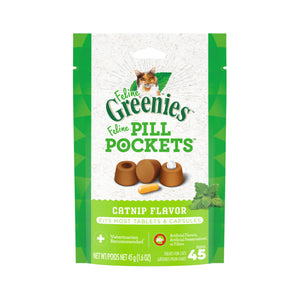 Greenies Feline Pill Pockets Catnip Flavor (45ct)