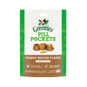 Greenies Pill Pocket Peanut Butter 7.9oz (30 count)