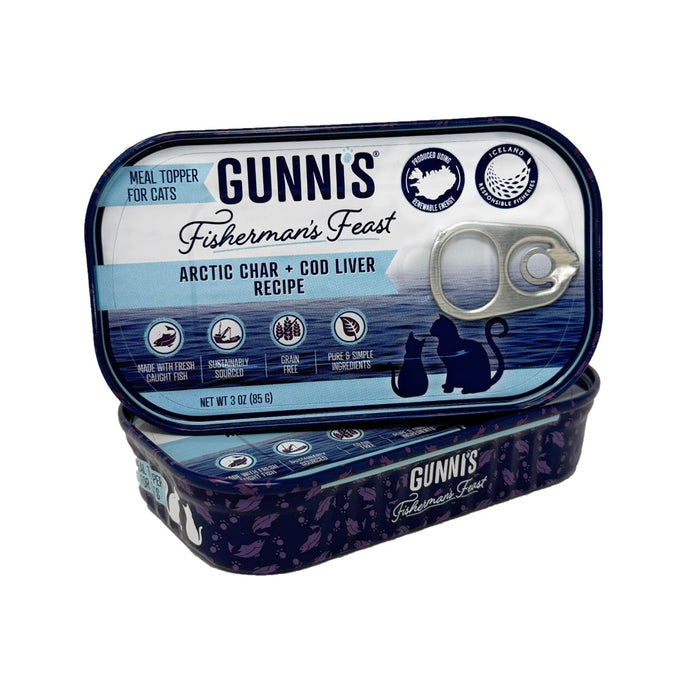Gunni's Fisherman's Feast Arctic Char & Cod Liver Recipe Food Topper 3oz