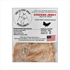 Healthy Pet Kitchen Chicken Jerky Dog Treats 3oz