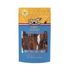 Honey Im Home Water Buffalo Jerky Strips 3.5oz