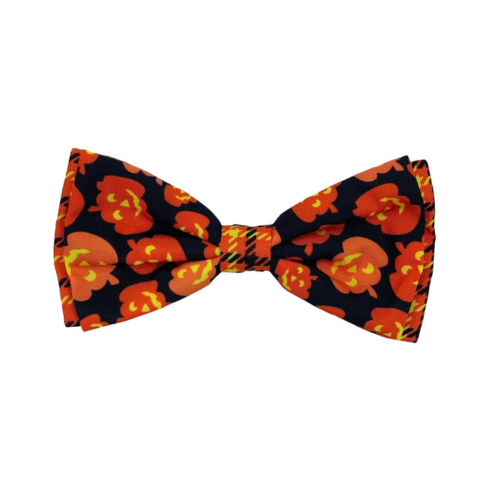 Huxley & Kent Halloween Plaid-O-Lantern Bow Tie