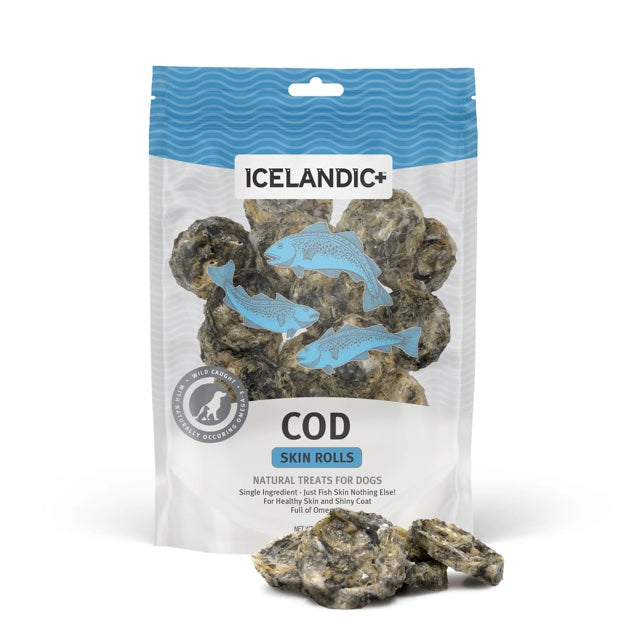 Icelandic Pure Cod Skin Rolls 3oz