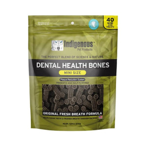 Indigenous Original Grain-Free Mini Dental Dog Treats (40ct)