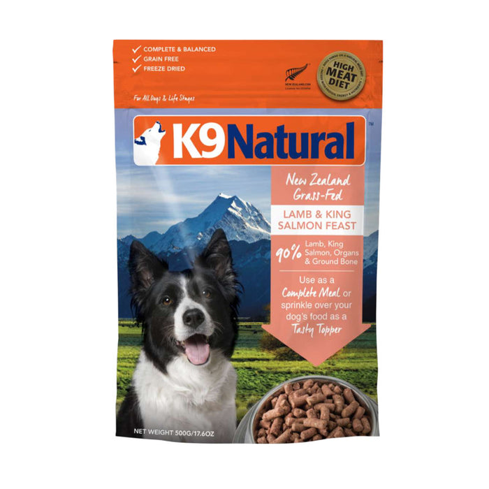 K9 Natural Freeze-Dried Lamb & King Salmon Dog Food