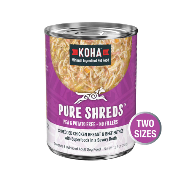 KOHA Pure Shreds Shredded Chicken Breast & Beef Entrée