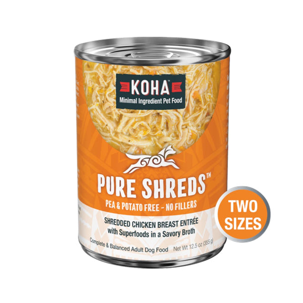 KOHA Pure Shreds Shredded Chicken Breast Entrée